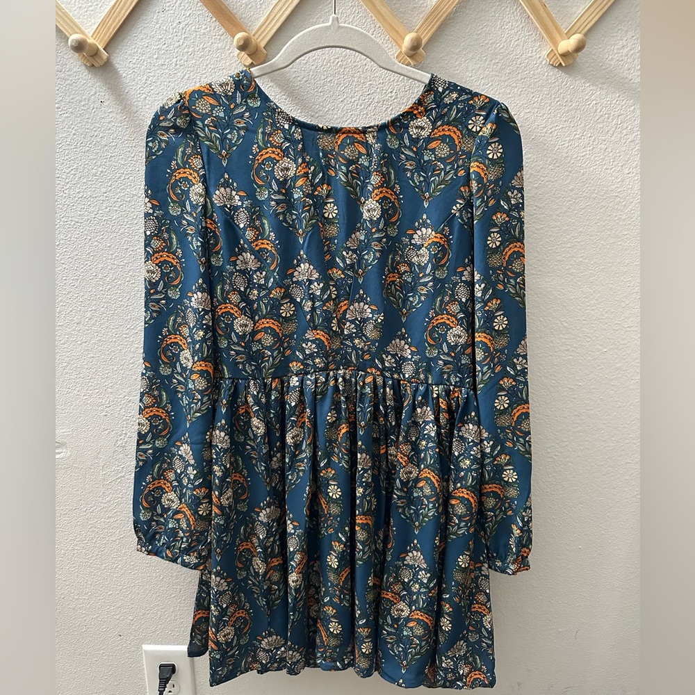 Floral fit & flare dress